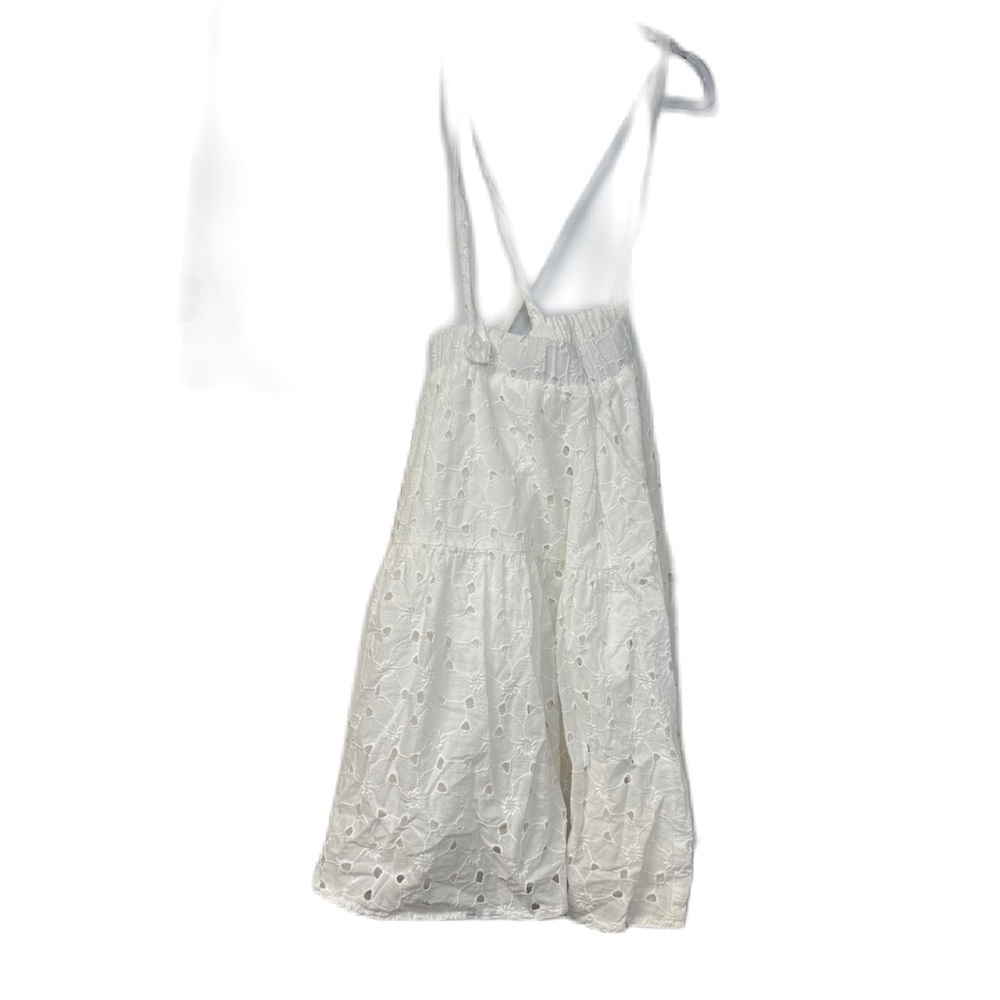 Elegant White Eyelet Dress